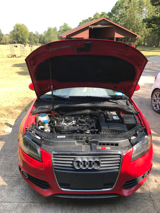 Fully installed 2016 build date engine into 2010 A3 2.0T 6MT